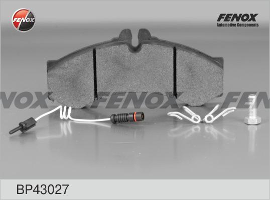 Fenox BP43027 - Гальмівні колодки, дискові гальма avtolavka.club