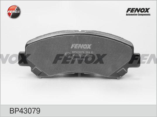 Fenox BP43079 - Гальмівні колодки, дискові гальма avtolavka.club