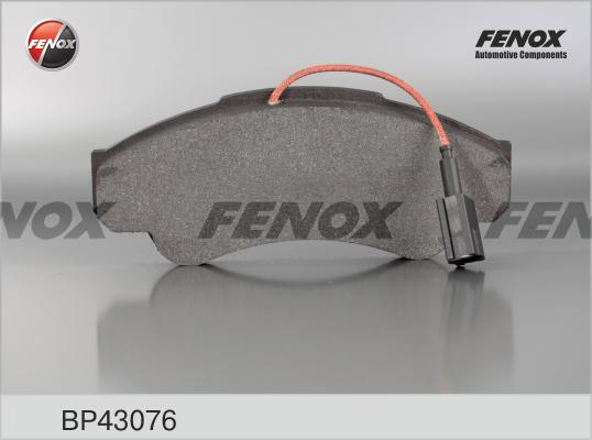 Fenox BP43076 - Гальмівні колодки, дискові гальма avtolavka.club