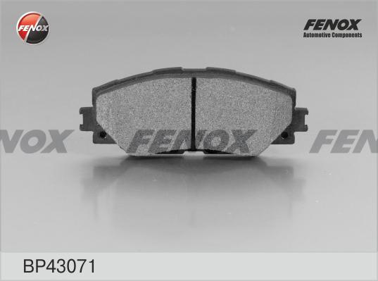 Fenox BP43071 - Гальмівні колодки, дискові гальма avtolavka.club