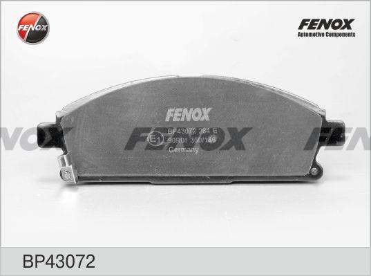 Fenox BP43072 - Гальмівні колодки, дискові гальма avtolavka.club