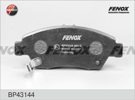 Fenox BP43144 - Гальмівні колодки, дискові гальма avtolavka.club