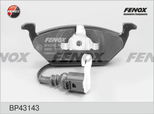 Fenox BP43143 - Гальмівні колодки, дискові гальма avtolavka.club