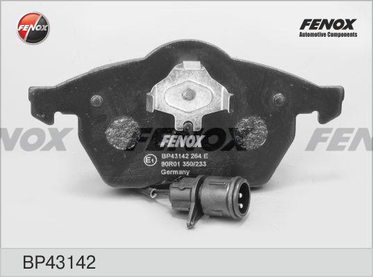 Fenox BP43142 - Гальмівні колодки, дискові гальма avtolavka.club