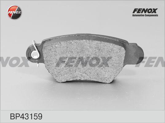Fenox BP43159 - Гальмівні колодки, дискові гальма avtolavka.club