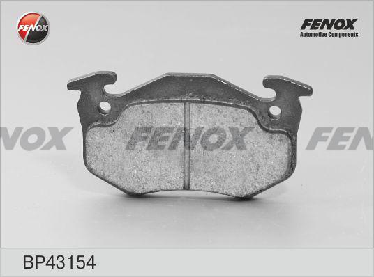 Fenox BP43154 - Гальмівні колодки, дискові гальма avtolavka.club