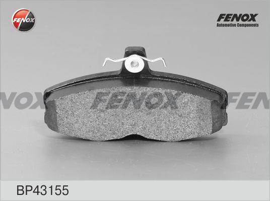 Fenox BP43155 - Гальмівні колодки, дискові гальма avtolavka.club