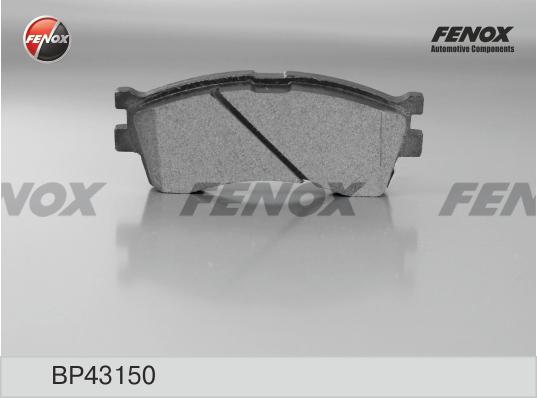 Fenox BP43150 - Гальмівні колодки, дискові гальма avtolavka.club