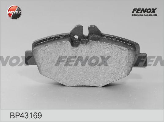 Fenox BP43169 - Гальмівні колодки, дискові гальма avtolavka.club