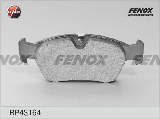 Fenox BP43164 - Гальмівні колодки, дискові гальма avtolavka.club