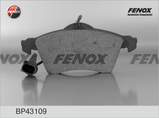 Fenox BP43109 - Гальмівні колодки, дискові гальма avtolavka.club