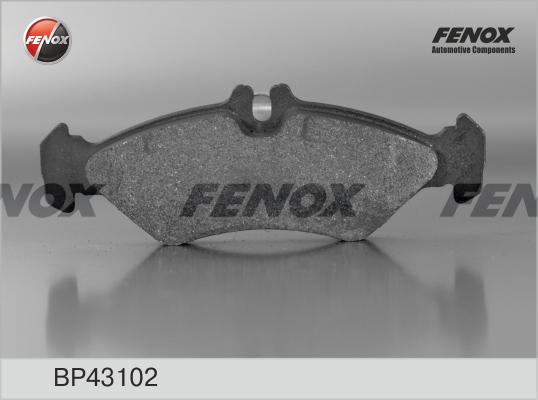 Fenox BP43102 - Гальмівні колодки, дискові гальма avtolavka.club