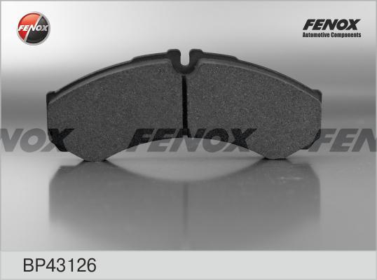 Fenox BP43126 - Гальмівні колодки, дискові гальма avtolavka.club