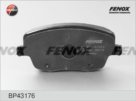 Fenox BP43176 - Гальмівні колодки, дискові гальма avtolavka.club