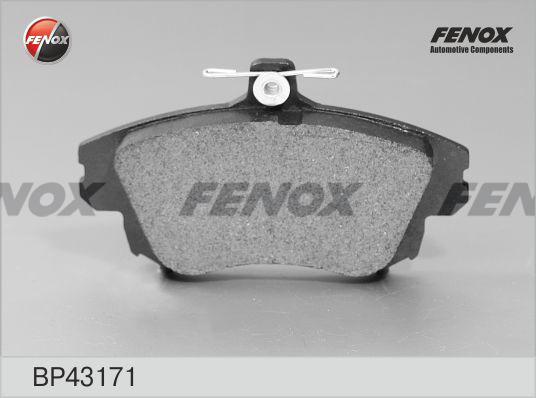 Fenox BP43171 - Гальмівні колодки, дискові гальма avtolavka.club