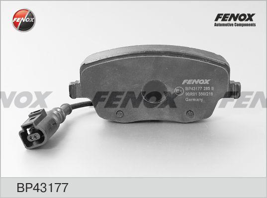 Fenox BP43177 - Гальмівні колодки, дискові гальма avtolavka.club