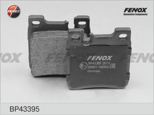 Fenox BP43395 - Гальмівні колодки, дискові гальма avtolavka.club