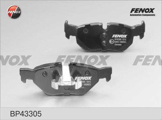 Fenox BP43305 - Гальмівні колодки, дискові гальма avtolavka.club