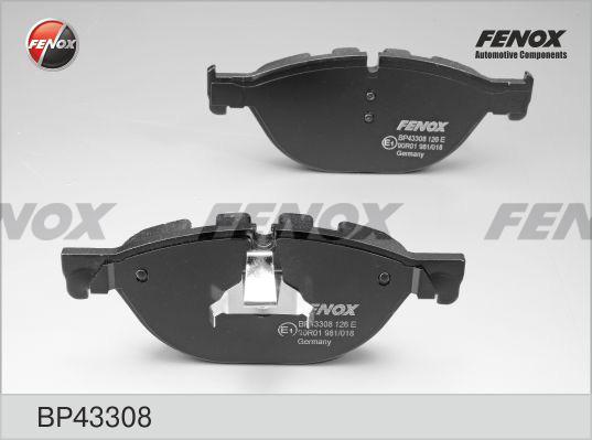 Fenox BP43308 - Гальмівні колодки, дискові гальма avtolavka.club