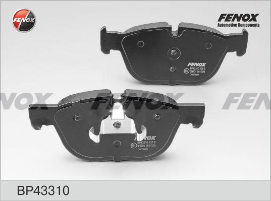 Fenox BP43310 - Гальмівні колодки, дискові гальма avtolavka.club