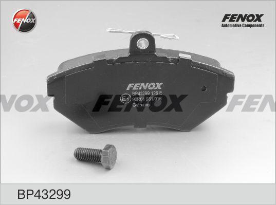 Fenox BP43299 - Гальмівні колодки, дискові гальма avtolavka.club