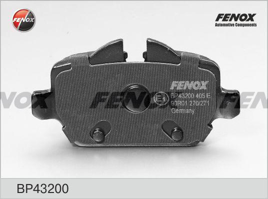 Fenox BP43200 - Гальмівні колодки, дискові гальма avtolavka.club