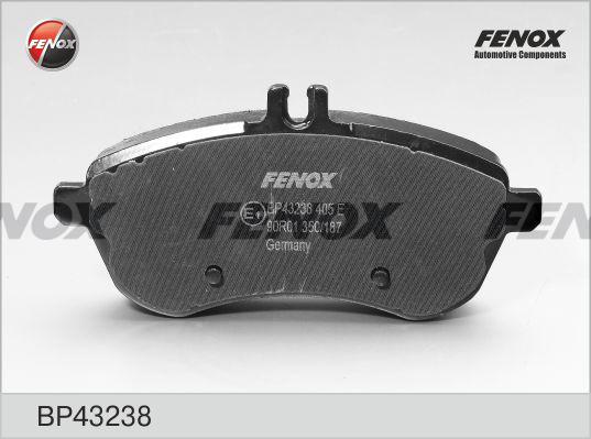 Fenox BP43238 - Гальмівні колодки, дискові гальма avtolavka.club