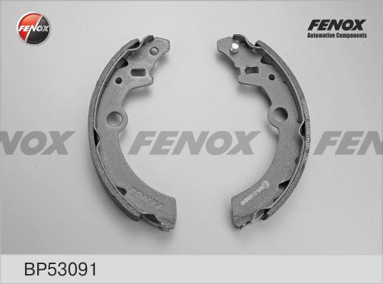 Fenox BP53091 - Комплект гальм, барабанний механізм avtolavka.club