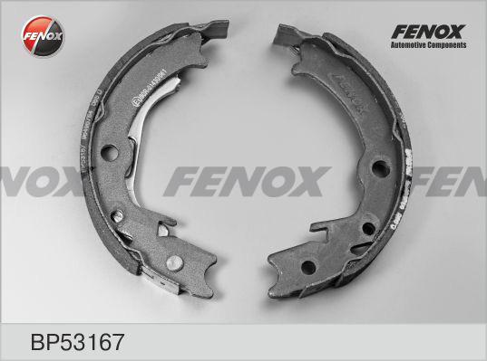 Fenox BP53167 - Комплект гальм, барабанний механізм avtolavka.club