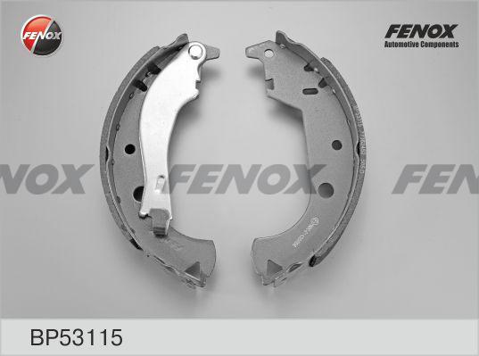 Fenox BP53115 - Комплект гальм, барабанний механізм avtolavka.club