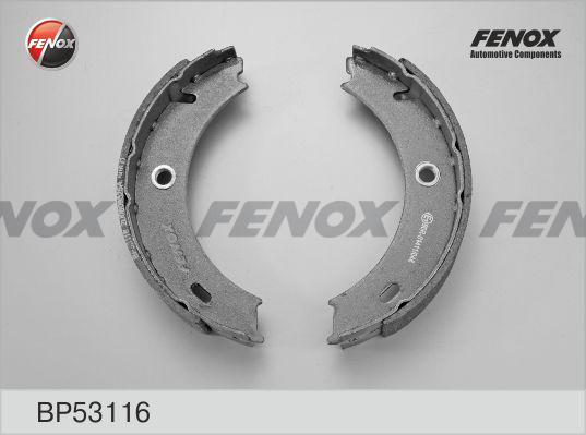 Fenox BP53116 - Комплект гальм, барабанний механізм avtolavka.club