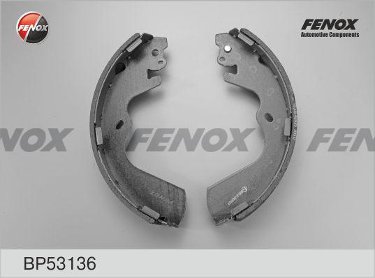 Fenox BP53136 - Комплект гальм, барабанний механізм avtolavka.club