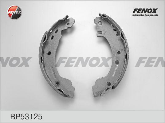 Fenox BP53125 - Комплект гальм, барабанний механізм avtolavka.club