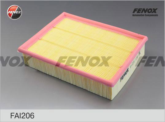 Fenox FAI206 - Повітряний фільтр avtolavka.club