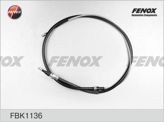 Fenox FBK1136 - Трос, гальмівна система avtolavka.club