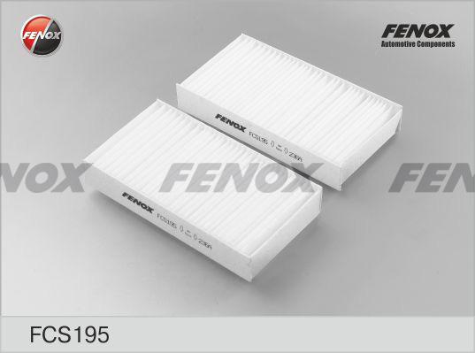 Fenox FCS195 - Фільтр, повітря у внутрішній простір avtolavka.club