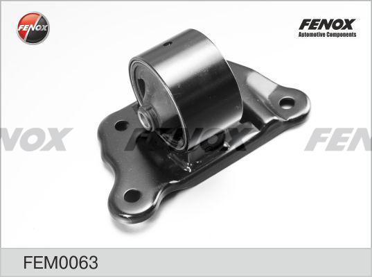 Fenox FEM0063 - Подушка, підвіска двигуна avtolavka.club