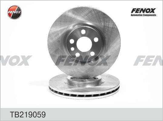 Fenox TB219059 - Гальмівний диск avtolavka.club