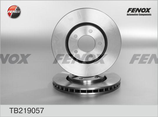 Fenox TB219057 - Гальмівний диск avtolavka.club