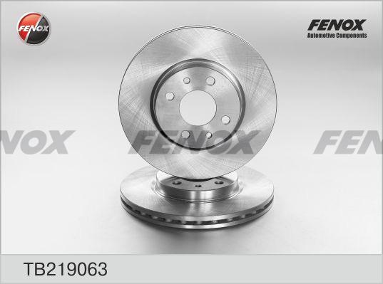 Fenox TB219063 - Гальмівний диск avtolavka.club