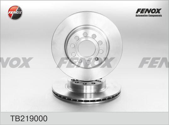 Fenox TB219000 - Гальмівний диск avtolavka.club