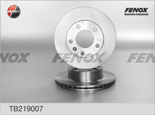 Fenox TB219007 - Гальмівний диск avtolavka.club