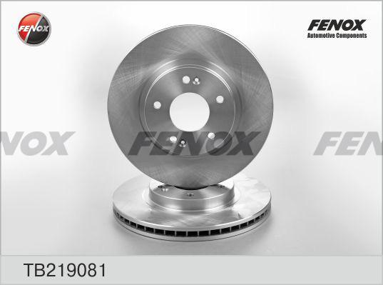 Fenox TB219081 - Гальмівний диск avtolavka.club