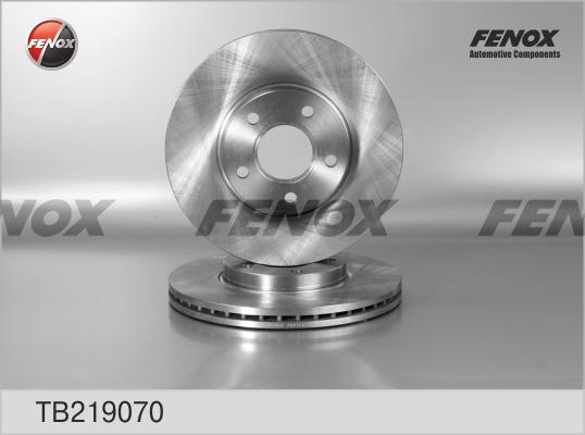 Fenox TB219070 - Гальмівний диск avtolavka.club