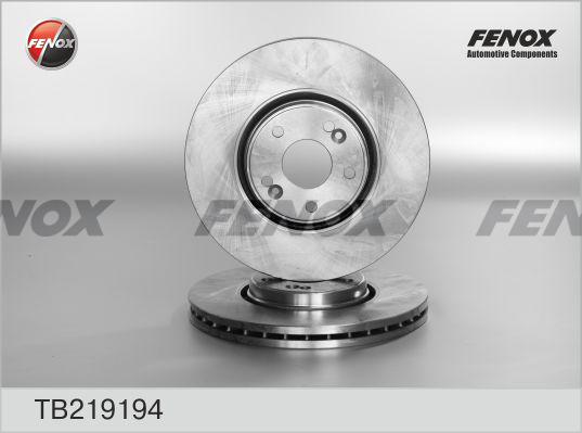 Fenox TB219194 - Гальмівний диск avtolavka.club