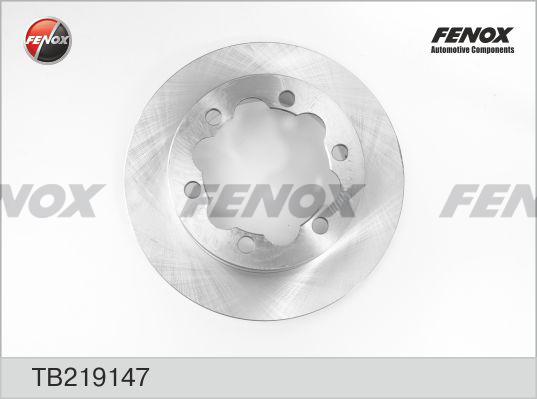 Fenox TB219147 - Гальмівний диск avtolavka.club