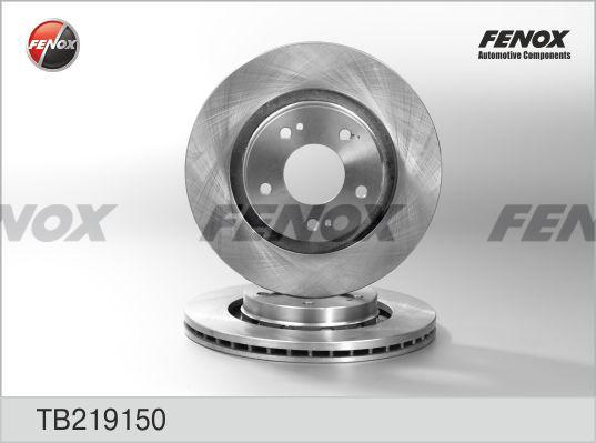 Fenox TB219150 - Гальмівний диск avtolavka.club