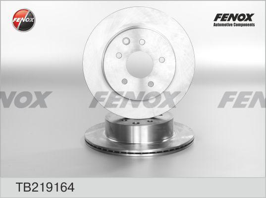 Fenox TB219164 - Гальмівний диск avtolavka.club