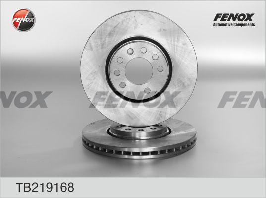 Fenox TB219168 - Гальмівний диск avtolavka.club