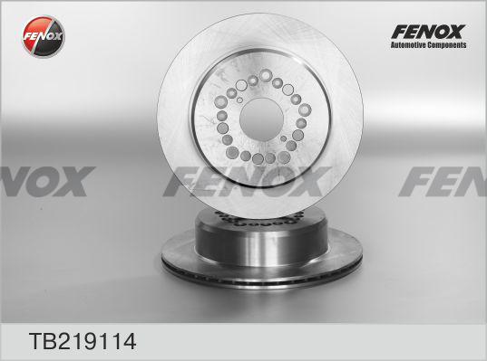 Fenox TB219114 - Гальмівний диск avtolavka.club